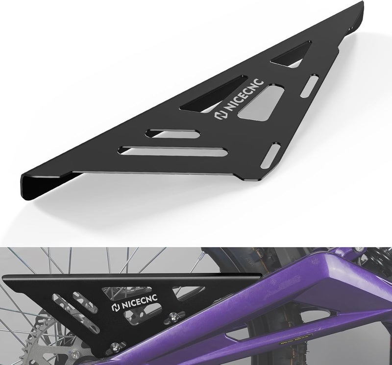 NICECNC Black Chain Guard Protection Compatible with Surron Light bee X/S/ L1E Compatible with Segway X160 X260 See Fitment - Image 1